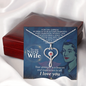 To My Nurse Wife - Stethoscope Necklace - JustFamilyThings
