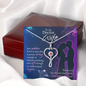 To My Doctor Wife - Just another word - Stethoscope Necklace - JustFamilyThings