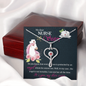 To My dear nurse sister - Stethoscope Necklace - JustFamilyThings