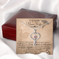 To my beautiful nurse wife - Stethoscope Necklace - JustFamilyThings