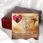 To my nurse girlfriend - Sometimes it's hard to find words - Stethoscope Necklace - JustFamilyThings