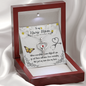 To my nurse mom - When everything seems difficult - Stethoscope Necklace - JustFamilyThings