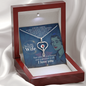 To My Nurse Wife - Stethoscope Necklace - JustFamilyThings