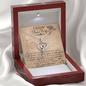 To my beautiful nurse wife - Stethoscope Necklace - JustFamilyThings