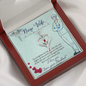 To my nurse wife - Stethoscope Necklace - JustFamilyThings