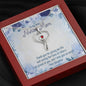 To My Dear Nurse Mom, Gift for Nurse Mom - Stethoscope Necklace - JustFamilyThings