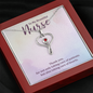 To My Beautiful Nurse, Gift for Nurse, Nurse Necklace Jewelry - JustFamilyThings