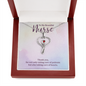 To My Beautiful Nurse, Gift for Nurse, Nurse Necklace Jewelry - JustFamilyThings
