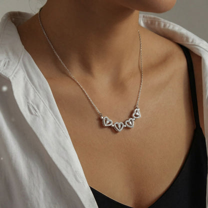 I'm Sorry I Mean It - Apology Gift for Her - Magnetic Hearts Necklace