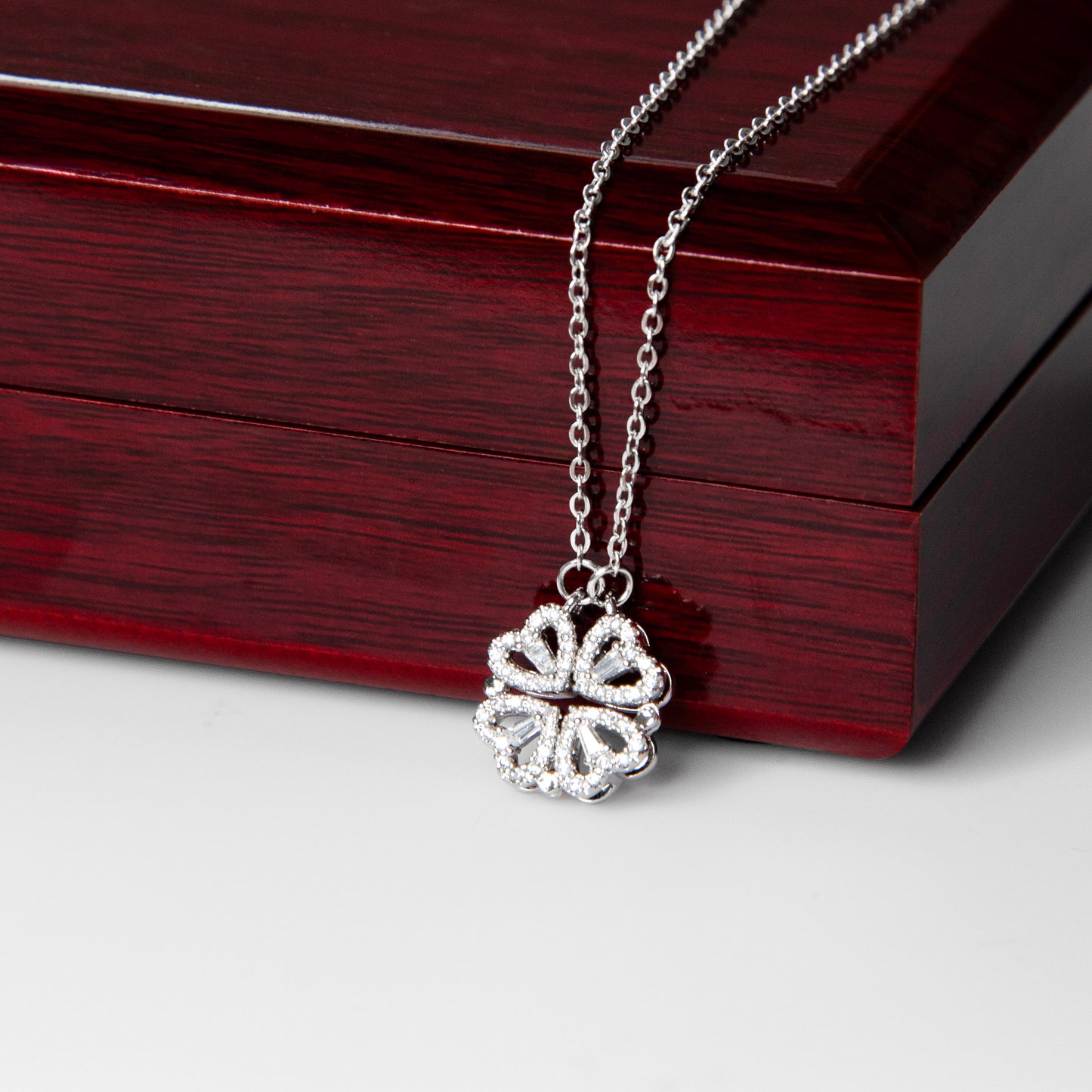 I'm Sorry I Mean It - Apology Gift for Her - Magnetic Hearts Necklace