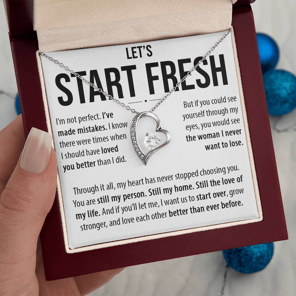 Let's Start Fresh - Forever Love Necklace