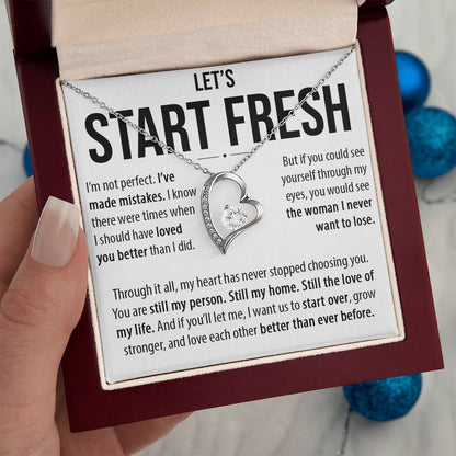 Let's Start Fresh - Forever Love Necklace