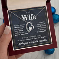 Load image into Gallery viewer, Gift to Wife from Husband - Forever Love Necklace
