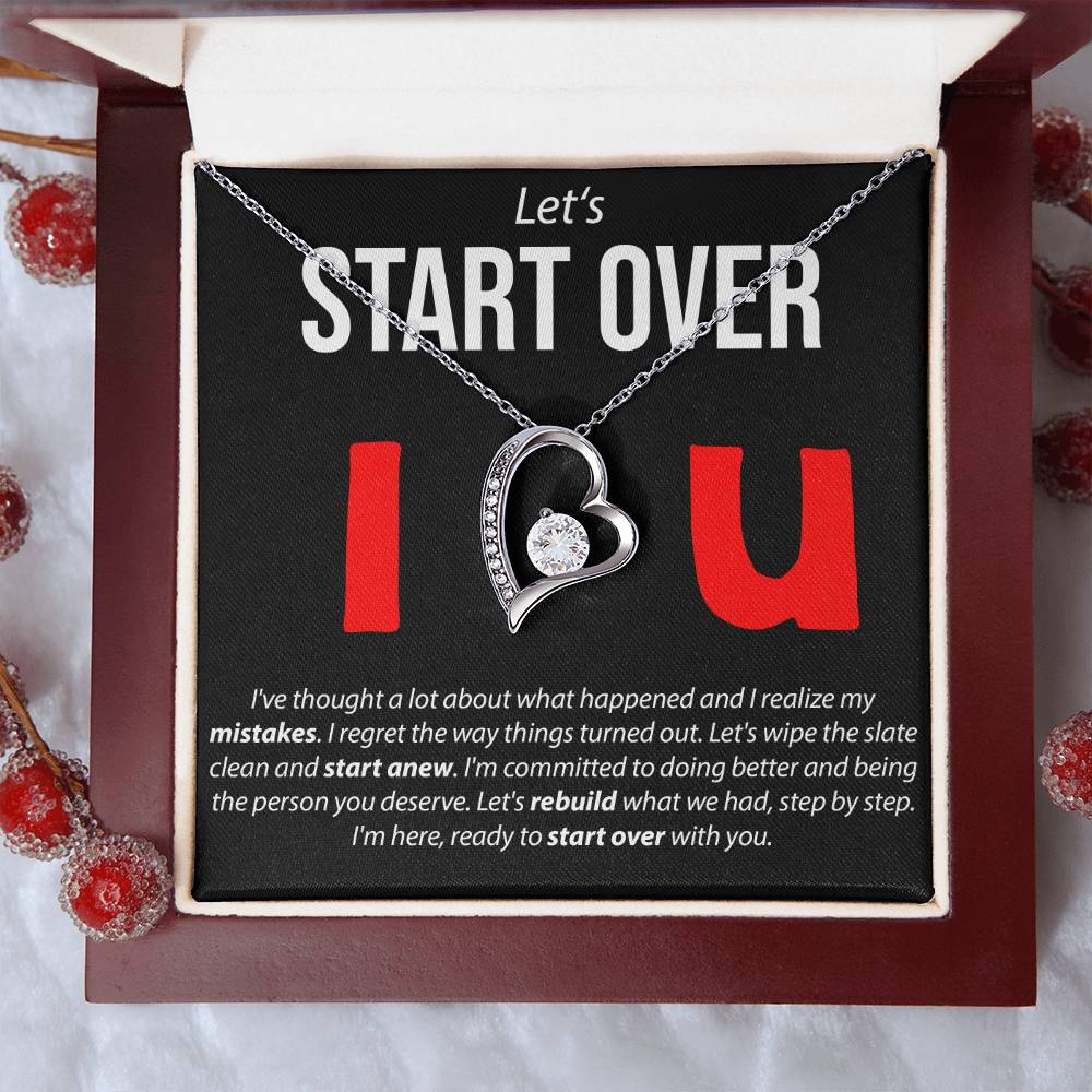 Let's Start Over - Forever Love Necklace