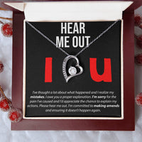 Load image into Gallery viewer, Hear Me Out - Forever Love Necklace
