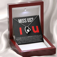 Load image into Gallery viewer, Miss Us - Forever Love Necklace
