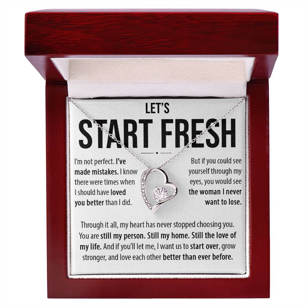 Let's Start Fresh - Forever Love Necklace