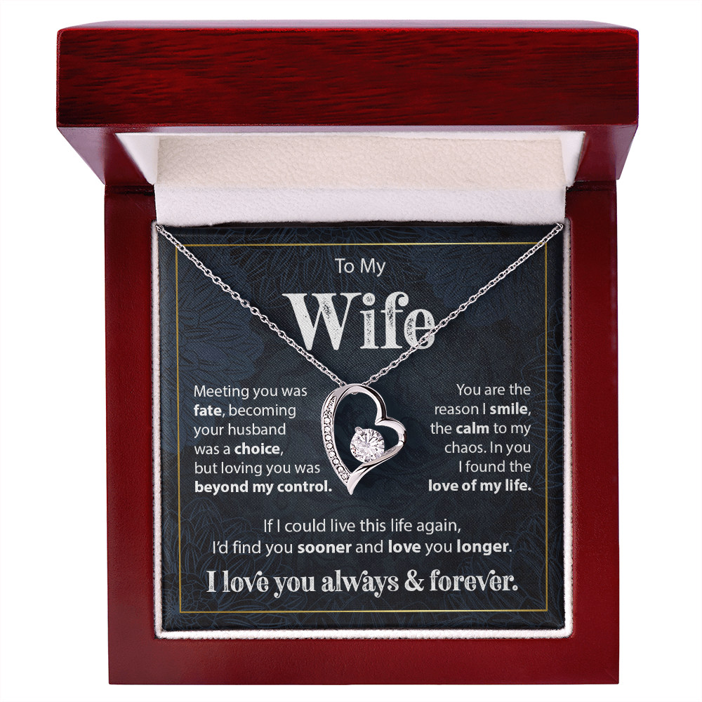 Gift to Wife from Husband - Forever Love Necklace