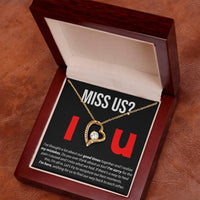 Load image into Gallery viewer, Miss Us - Forever Love Necklace
