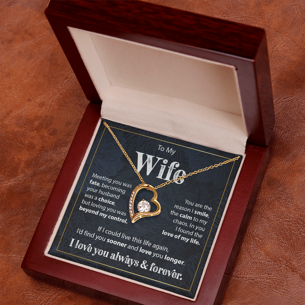 Gift to Wife from Husband - Forever Love Necklace