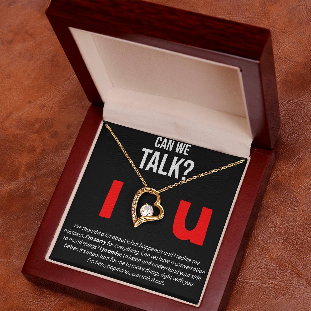 Can We Talk - Forever Love Necklace