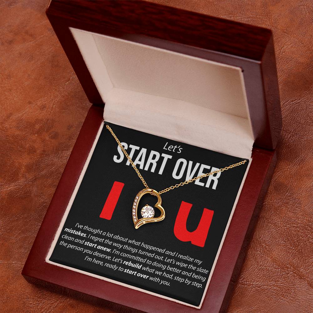 Let's Start Over - Forever Love Necklace