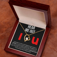 Load image into Gallery viewer, Hear Me Out - Forever Love Necklace
