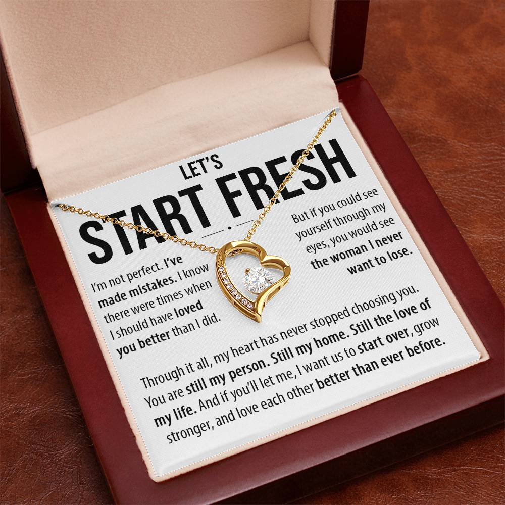 Let's Start Fresh - Forever Love Necklace