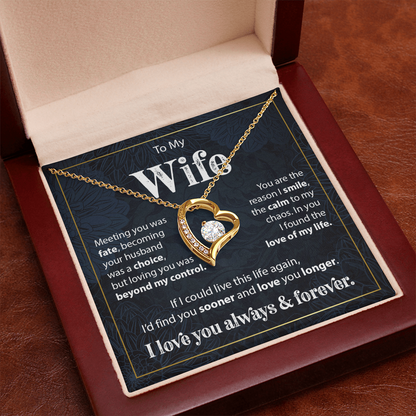 Gift to Wife from Husband - Forever Love Necklace