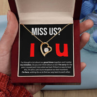 Load image into Gallery viewer, Miss Us - Forever Love Necklace
