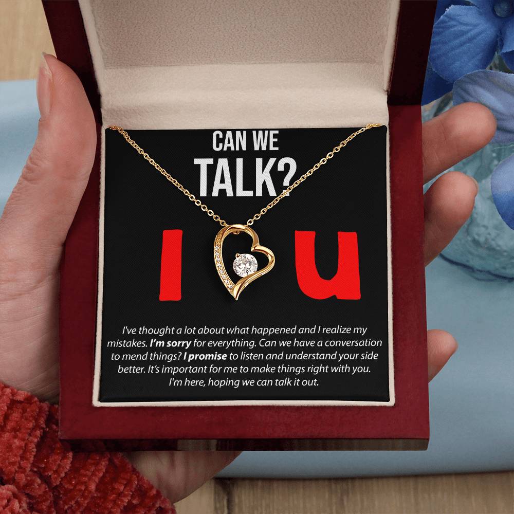 Can We Talk - Forever Love Necklace