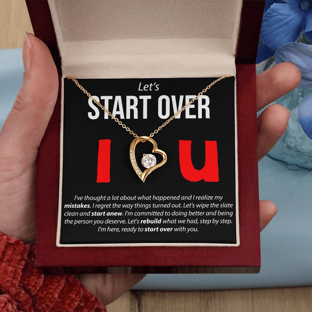 Let's Start Over - Forever Love Necklace