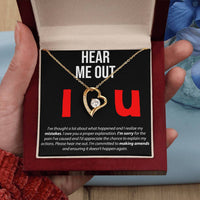 Load image into Gallery viewer, Hear Me Out - Forever Love Necklace
