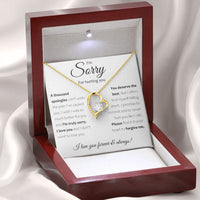 Load image into Gallery viewer, Sorry For Hurting You - Forever Love Necklace
