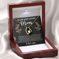 Load image into Gallery viewer, To The Most Loving Mom - Forever Love Necklace
