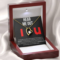 Load image into Gallery viewer, Hear Me Out - Forever Love Necklace
