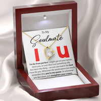 Load image into Gallery viewer, To My Soulmate - I&#39;m Far From perfect - Forever Love Necklace
