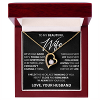 Load image into Gallery viewer, Gift for Wife from Husband - &quot;Good and Tough Days&quot; Necklace
