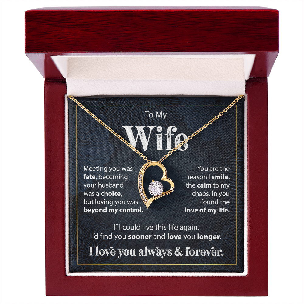 Gift to Wife from Husband - Forever Love Necklace