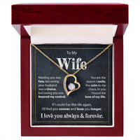 Load image into Gallery viewer, Gift to Wife from Husband - Forever Love Necklace
