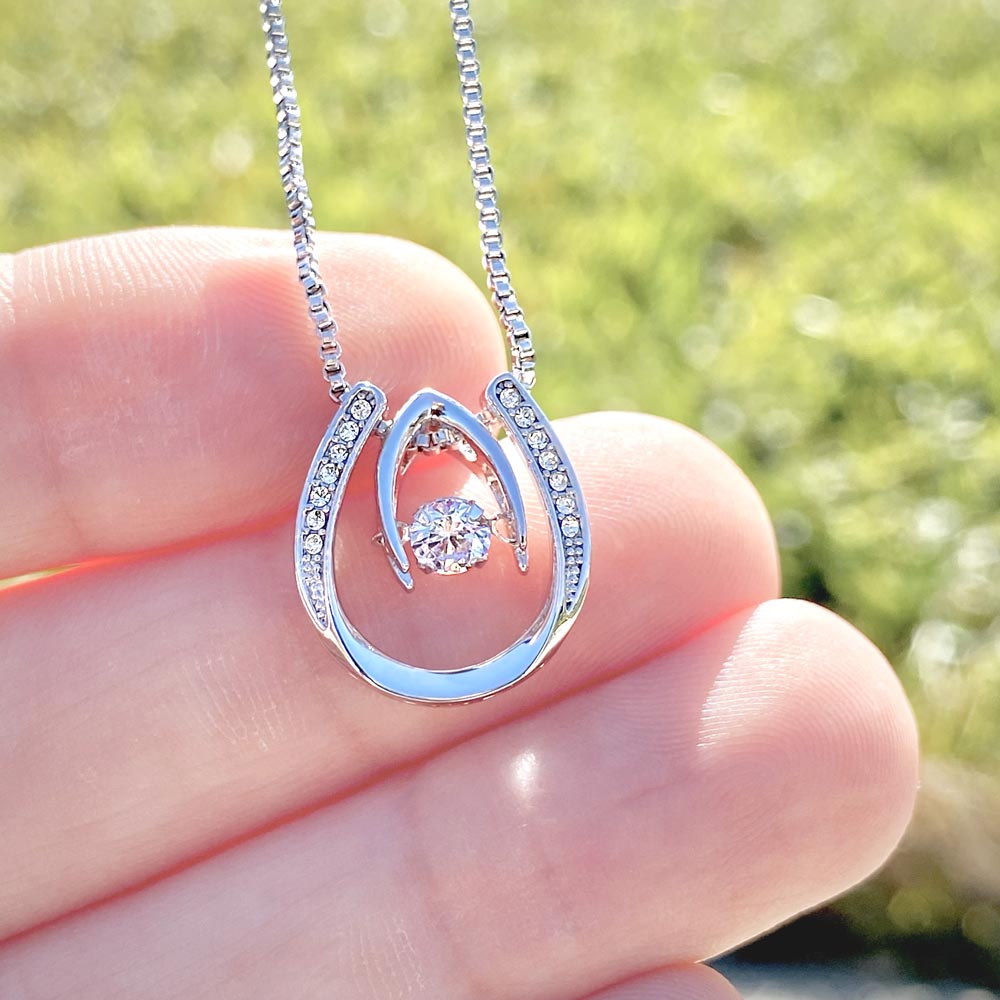 To My Smokin' Hot Wife - Lucky In Love Necklace