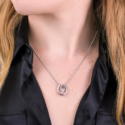 To My Smokin' Hot Wife - Lucky In Love Necklace