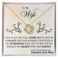 Load image into Gallery viewer, To My Wife, My Queen - Love Knot Necklace
