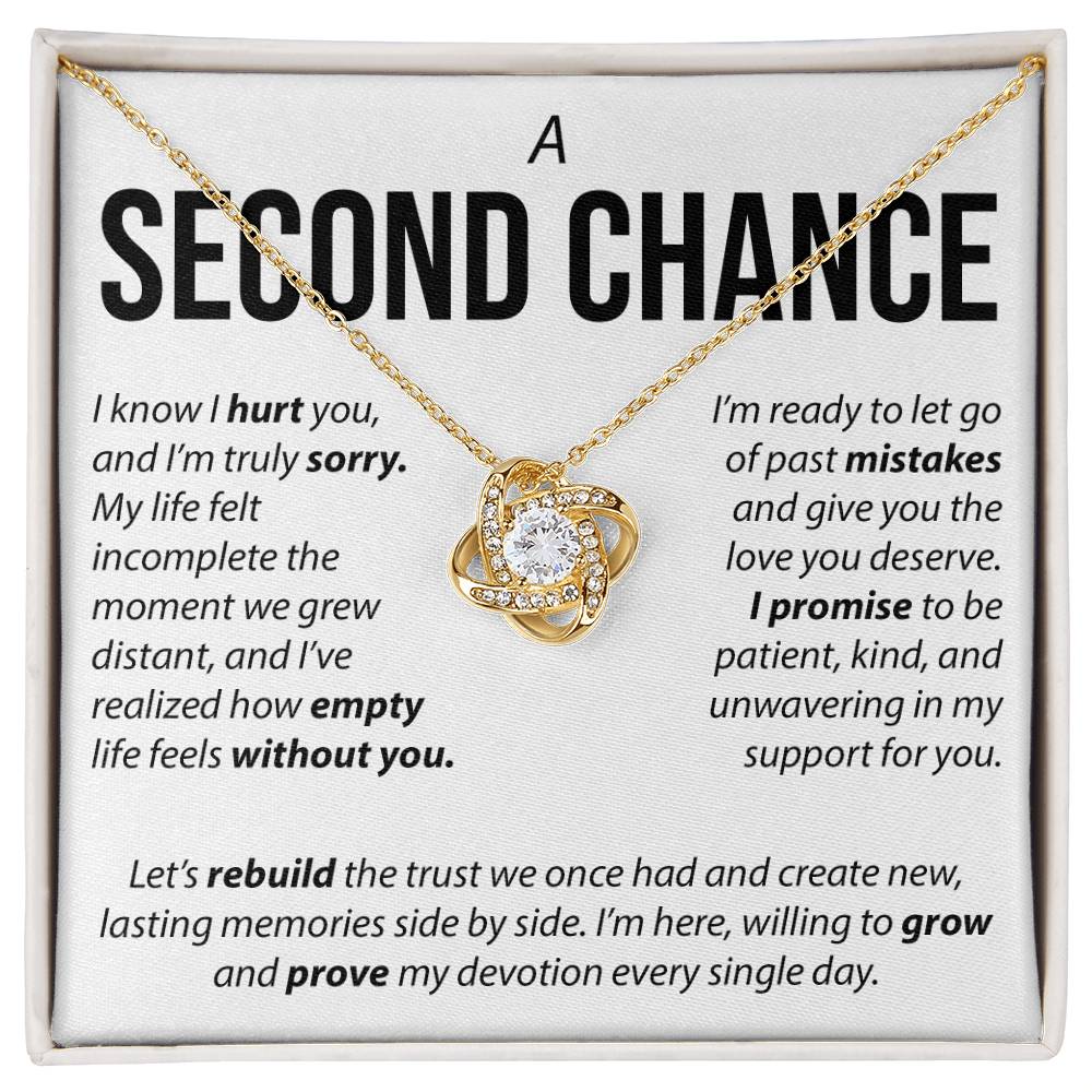 A Second Chance - Love Knot Necklace