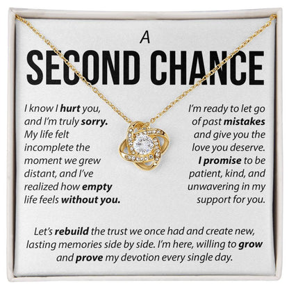 A Second Chance - Love Knot Necklace