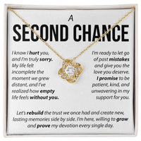 Load image into Gallery viewer, A Second Chance - Love Knot Necklace

