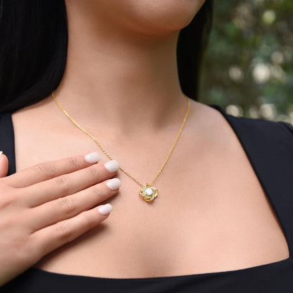 I Miss You - Love Knot Necklace