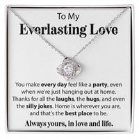 Load image into Gallery viewer, To My Everlasing Love - Love Knot Necklace
