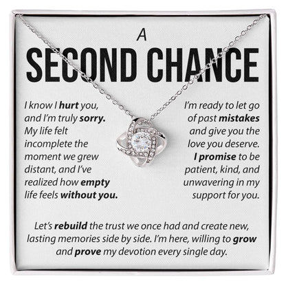 A Second Chance - Love Knot Necklace