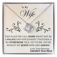 Load image into Gallery viewer, To My Wife, My Queen - Love Knot Necklace
